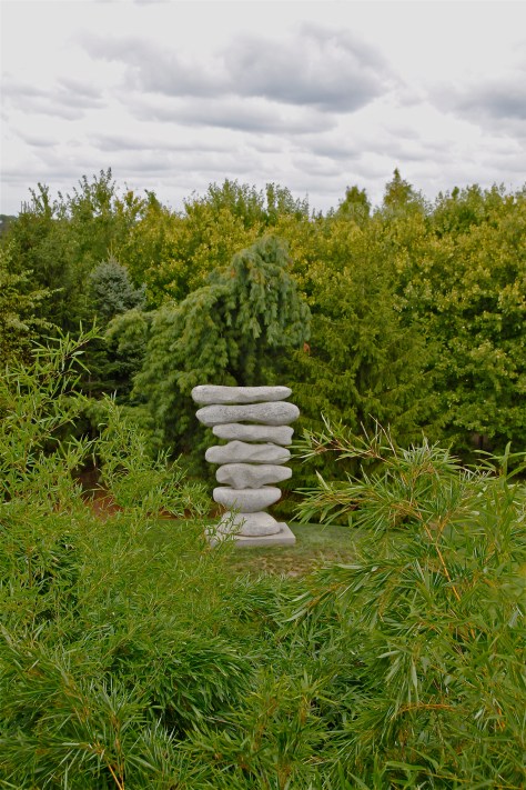 Clouds mimic this sculpture or is it the other way around?