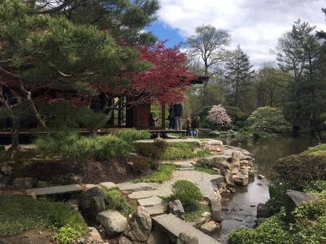 A View of the Shofuso Japanese House and Garden
